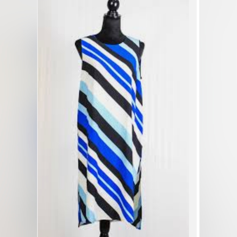 Vince Camuto women's dress multicolor  stripes size XL